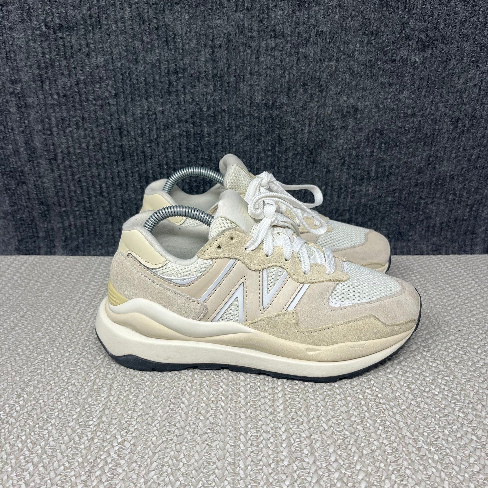 New Balance 57/40 Sea Salt Beige Suede Casual Shoes Women’s 5.5 B W5740cha